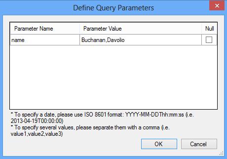 To make it easier, it is now possible to pass multiple values directly within the query designer by using a comma to separate each value like shown in the following screen shot: Version 1.