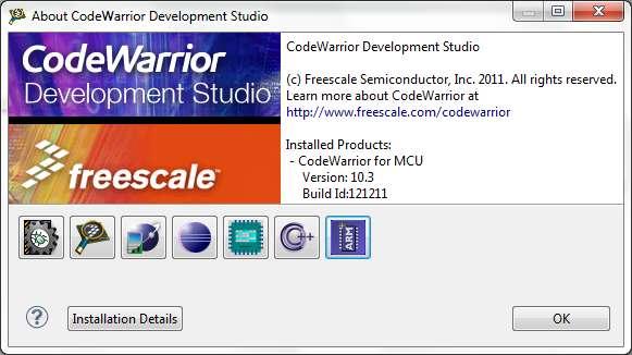 Freescale s design environment CW for Microcontrollers from 10.