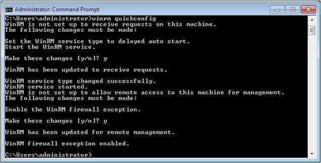Using Windows Remote Management Execute programs from the command line on