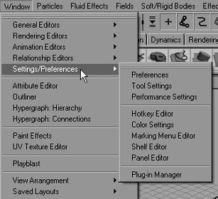 Applications lets you set the path of applications that are commonly used in conjunction with Maya.