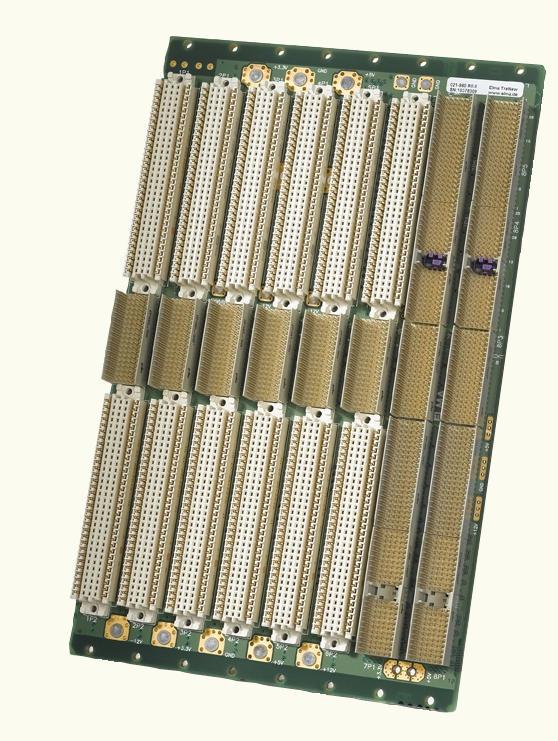 184 pin pairs / 3U Board IEEE 1101 compliant Very robust and prepared for harsh