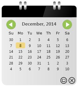 to display the calendar view. See Figure 3-1-3-3-4-2.