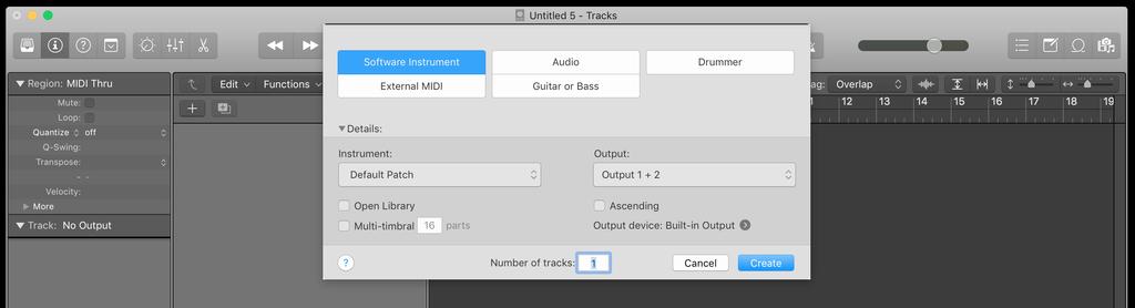 4.3.1 irig Keys I/O integration with Logic Pro and Garage Band IMPORTANT NOTE: make sure to have performed the steps described on paragraph 1.