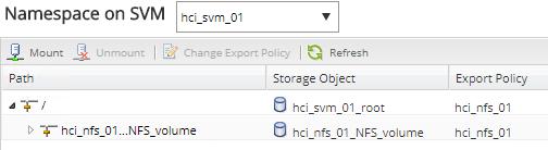 If configuring an NFS export that is mounted by VMware hosts, complete the following configuration steps: a.