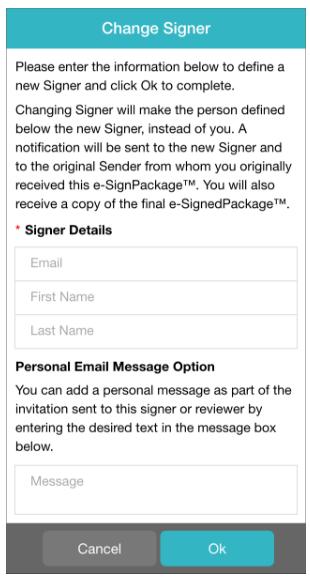 In-Person Signing It is sometimes convenient for a package's documents to be signed by the package owner and all other signers on the same device.