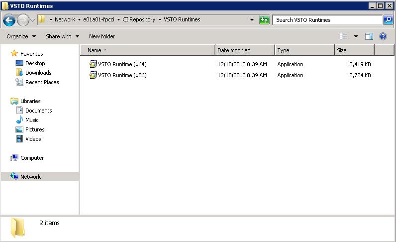 Outlook Integration Installation As system administrator, running the setup package for the Outlook Plugin will allow the CIS.Outlook.Addin.vsto file to a network share.