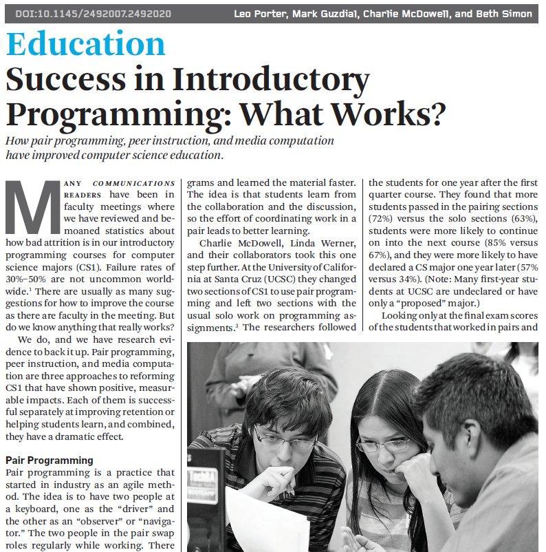 Pair Programming: What to do Really simple concept: Two students, one computer Roles: Driver and Navigator Driver has keyboard/mouse, but navigator describes how to build solution Both students