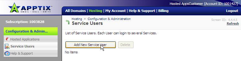 Hosted Applications Admin Guide / Control Panel Access and Settings Page 11 of 32 4.