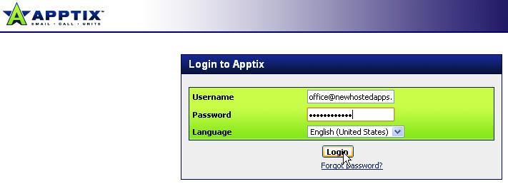 Hosted Applications Admin Guide / Change User Login Password Page 30 of 32 8.