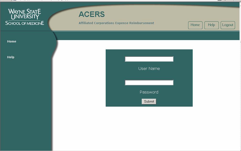 ACCESSING ACERS ACERS Location and Login 1. Open Internet Explorer Type the URL (address/location) https://apps.med.wayne.