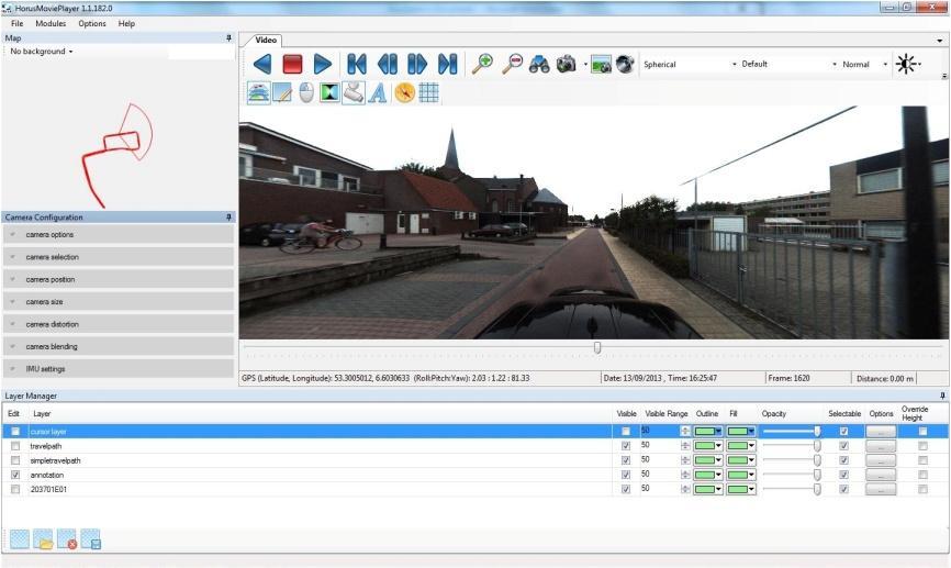 7.10 Position the setup on 3D GIS data To further increase the accuracy, the positioning of the camera must be