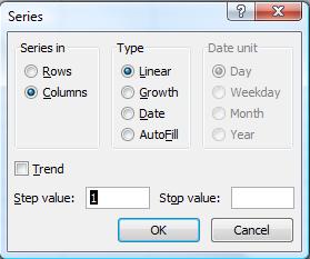 Leave the default settings as they are in the box that comes up and click OK.