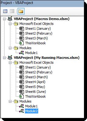 Chapter 6: Macros and Forms / Module B: Running macros Running macros when a workbook is opened or closed You can cause a macro to run automatically when a workbook opens simply by naming it