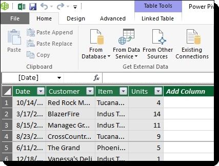 Chapter 4: Importing and Exporting / Module A: The Power Pivot Data Model Creating relationships One great use of Power Pivot is to relate tables, and then use them together in PivotTables and other