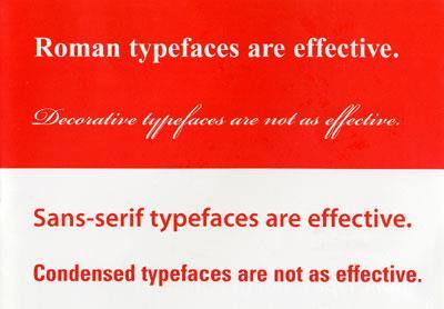5. Font Family Avoid complicated, decorative or cursive fonts and, when they must be used, reserve them for emphasis only.