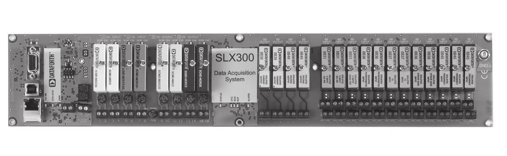 8B SLX300 Data Acquisition System Description Dataforth s newest data acquisition system builds on the proven reliability of the SLX200 SCM5B-based system and also takes advantage of the miniature