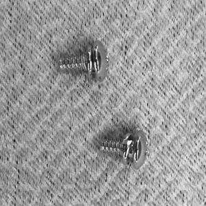 Start all three screws before tightening