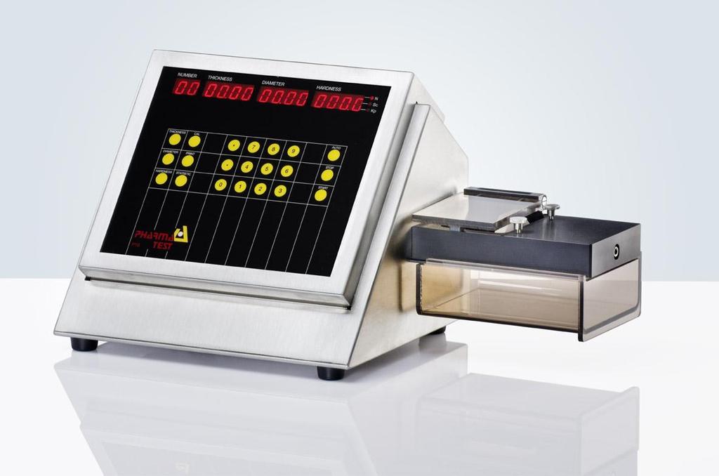 PTB 311E Manual 3-in-1 Tablet Testing Instrument The manual tablet testing instrument PTB 311E is a dual force mode hardness test apparatus as it can be used for either linear force or linear speed