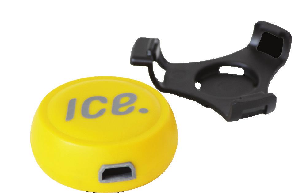 HELMET MOUNTING Your ICEdot Crash Sensor comes with one helmet mount. Additional mounts may be purchased.
