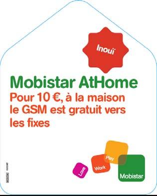 Fix-to-mobile substitution in Residential market : Success of Mobistar @Home @Home: the benefits of a mobile phone, better price than fix at home Customer benefits : - For all your calls: 1 phone, 1