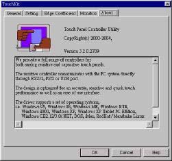 MONITOR ROTATION SETTING TouchKit driver package for Windows 98/ME/2000/XP provides two easiest ways to rotate the touch panel while the display is rotated.