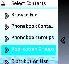 Application Groups: On clicking "Application Groups", all groups are displayed, created by users in the