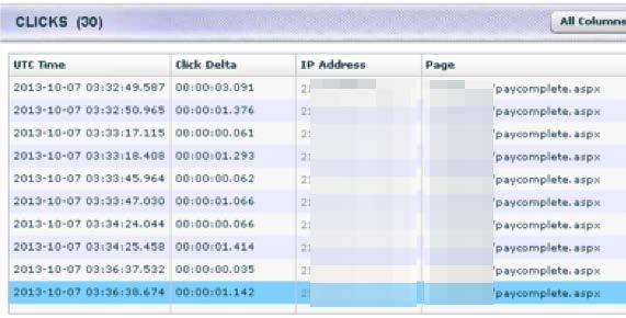 minutes to paycomplete page All transactions identical.