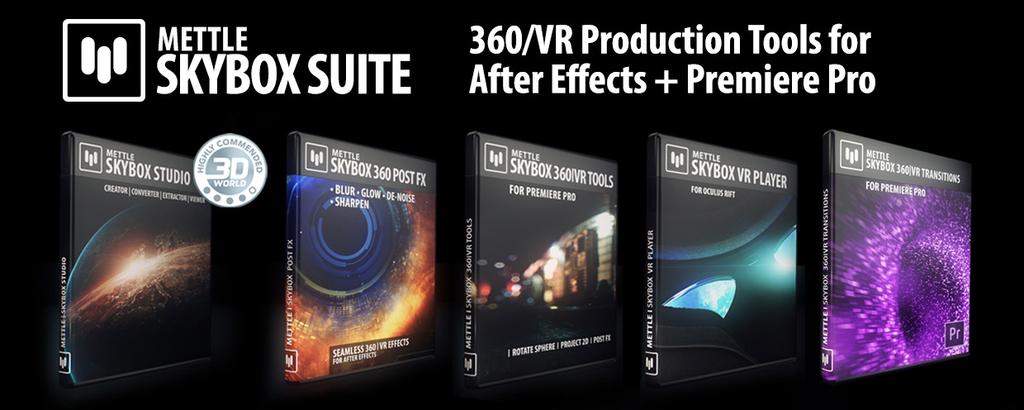 Controls for Spherical Blur Controls for Light Leaks SkyBox 360/VR Transitions 2 complement our other 360/VR plugins for Adobe Software: SkyBox 360/VR Transitions 1