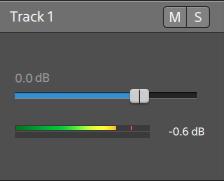 3. Use the Channel Output controls to set up the timeline's channels. a. Click the speaker icon to turn a channel on or off. Turning a channel off mutes it during playback and rendering.