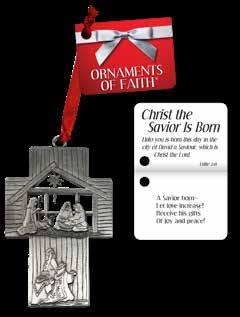 hanging 6 15122 14051 2 Ornament & Gift Tag: pewter-finish; 2-3/4 x