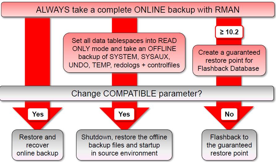 Fallback strategy: Issues during upgrade 30