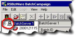 2 Implementing Security Communicating with the FactoryTalk Batch Server When RSBizWare BatchCampaign is communicating with a FactoryTalk Batch Server, a computer icon (as shown below) is present next