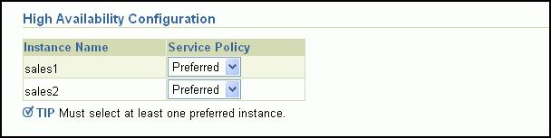Creating Services 6. (Policy-managed databases only) For the service type, select UNIFORM or SINGLETON. 7.