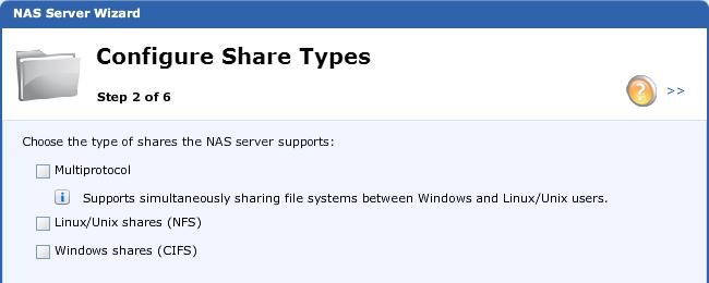 When creating a NAS Server on a vvnx system, the CIFS and NFS protocols can be enabled individually or together (Figure 12).