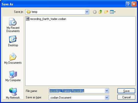 Uploading a recording from your PC The recording that you downloaded (or any other recording)