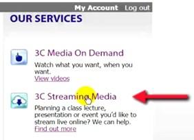 3C Streaming Media 3C Streaming Media is a service provided to the Faculty and Staff of the California Community Colleges system where videos and live events are streamed to most computers and mobile