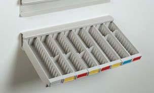 Inserts for medicine RIL/EP 8-6760 UNI-box with handle 0 x 80 x 70mm ( /8 x /8 x ¾ )