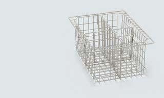 6 x 9mm( /8 x ½ ) -0 Wire basket 00 x x 00mm (¾ x x ) The basket has double frame wire and stackable corners. Mesh size approx.