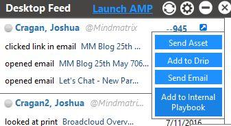 How do I view my contact/lead activity feed? Upon logging in, you will see your contact and lead activity feed.