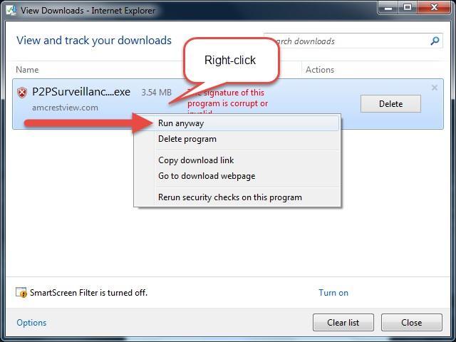 5. You may be prompted to verify this download.