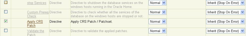 Figure 23:Upload edited Perl file to the directive from the Local Machine Customizing the Patch Oracle Clusterware Rolling deployment procedure: 3) Do a 'Create like' of the out-of-box Patch Oracle