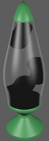 This is due to the lighting effects and the raytracing on the bottle.