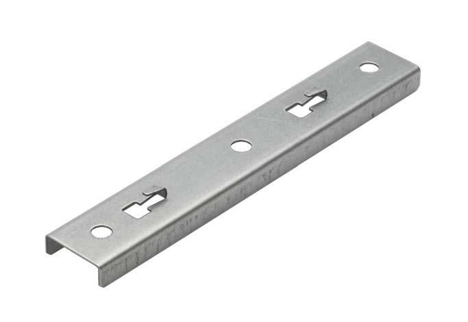 Compatible with all ExpressTray tray, the Tabok profile has a pregalvanized steel finish and is available in 9 lengths for use with tray widths ranging from 2 in. to 24 in. wide.