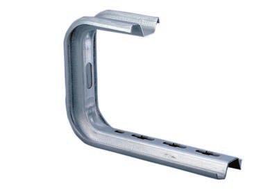 Standard J Bracket 4.724 in. 1 3.444 in. 87.5 mm The «J» bracket provides an attachment surface for mounting ExpressTray to ceilings. This bracket is available in 6 in., 10 in. and 14 in.