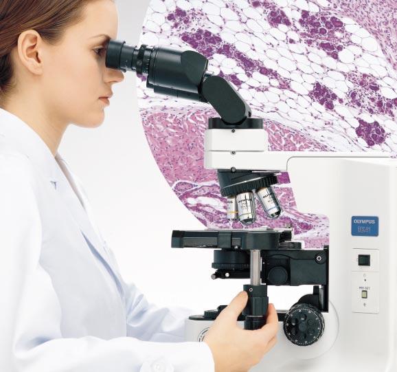 SYSTEM MICROSCOPE Olympus is about life. About photographic innovations that capture precious moments of life. About advanced medical technology that saves lives.
