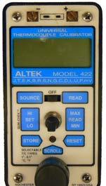 Calibrators Altek* Model PIE Model Type 46, 131, 134, 134-2 134 Milliamp (Compact) 234, 334,