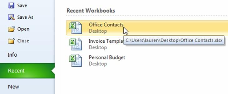 Select your desired workbook, then click Open.