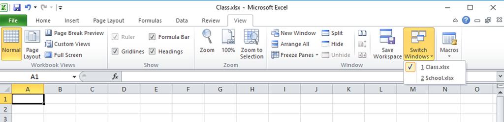 The Excel Options dialog box is displayed. 3. Click Save. 4.