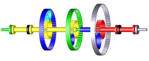 Figure 3: Automatically created animation of gear box components. References [1] Elmqvist H., Bruck D. and Otter M.: Dymola { User's Manual, Version 3.0, Dynasim AB, Lund, Sweden, 1996.
