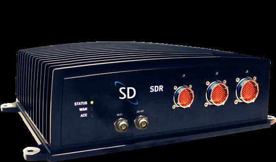 NETWORKING SOLUTIONS THE SDR: A POWERFUL CONDUIT FOR AIRCRAFT PERFORMANCE DATA AND SD ENHANCED SERVICES The SDR is a connectivity platform that optimizes the onboard internet experience, enabling